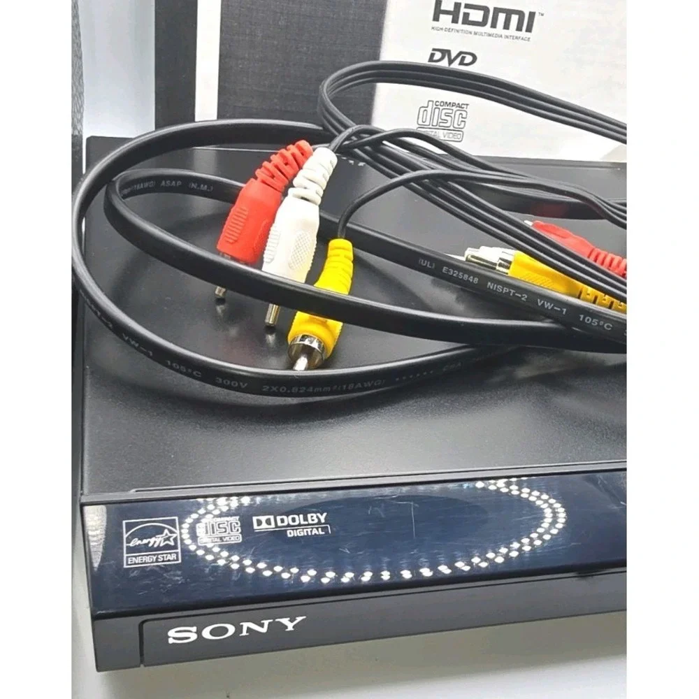 Sony DVP-SR210P DVD/CD Player Dolby Digital HDMI Energy Star Black 2024‎